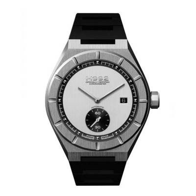 Montre H1 Silver + Silver Bracelet Caoutchouc - H992