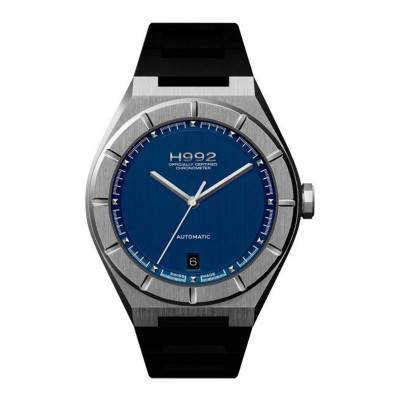 Montre H2 Blue + Silver Bracelet Caoutchouc - H992