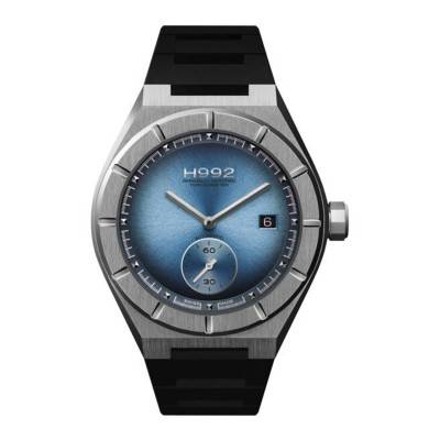 Montre H1 Celestial Blue + Silver Bracelet Caoutchouc - H992