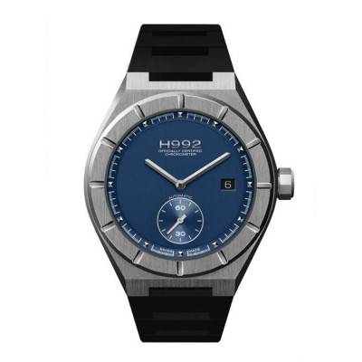 Montre H1 Blue + Silver Bracelet Caoutchouc - H992