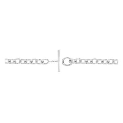 Collier Chute Maille Forçat Ronde en Argent 925, Longueur 45 cm - Artemis
