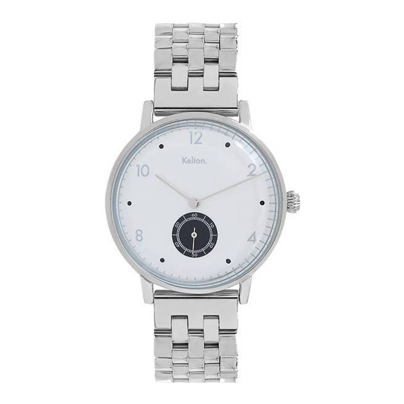 Kelton Silver White Watch Villa 9123502 - Kelton