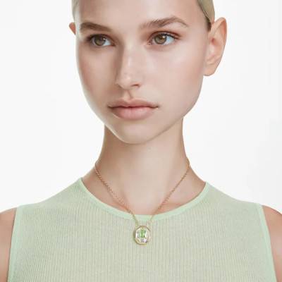 Collier Chroma Métal Doré & Cristaux, Longueur 38 à 45 cm - 5705580 - Swarovski