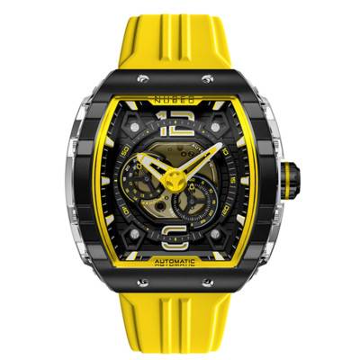 Montre Magellan 24H Automatic Yellow Black NB-6087-08 - Nubeo
