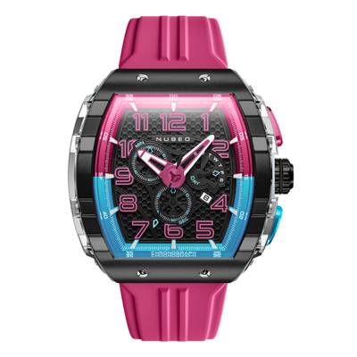 Montre Magellan Chronograph Retrograde Bubblegum Pink NB-6088-07 - Nubeo