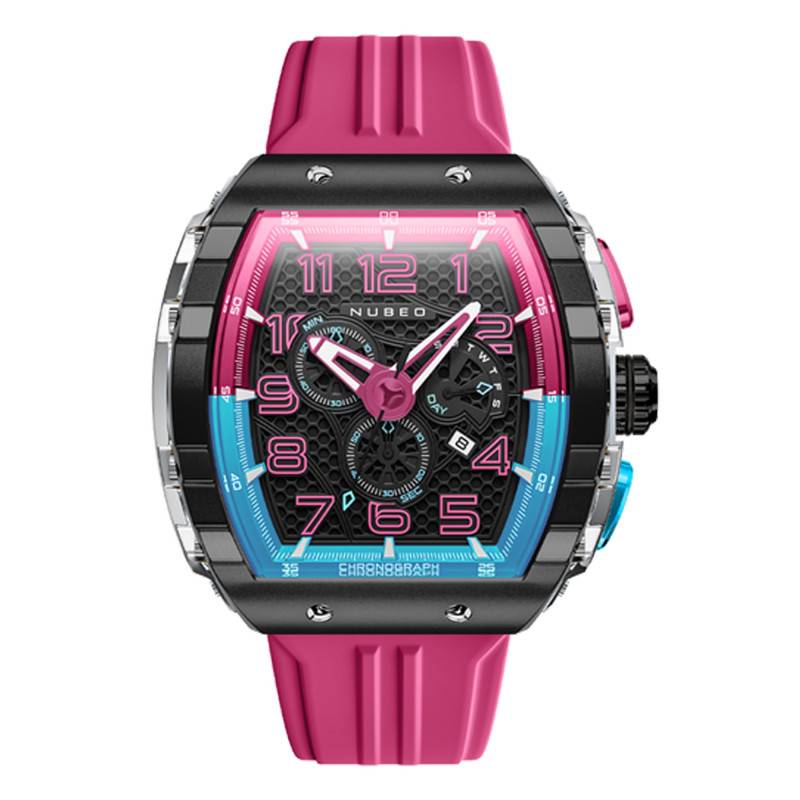Magellan Chronograph Retrograde Bubblegum Pink Watch NB-6088-07 - Nubeo