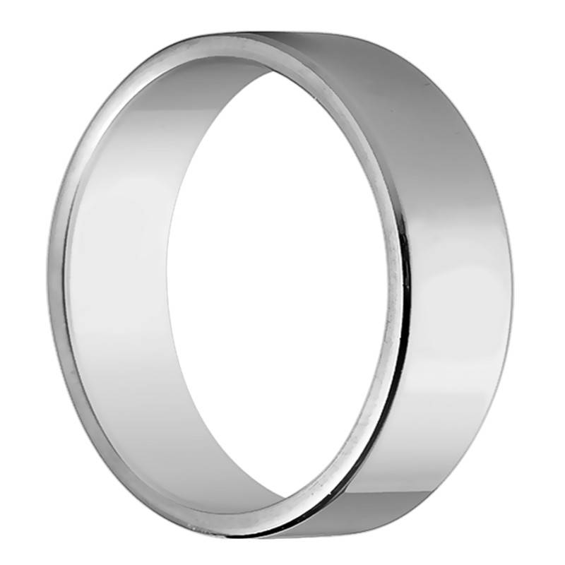925 Silver Ribbon Standard Wedding Ring, 10 mm Wide - Artemis