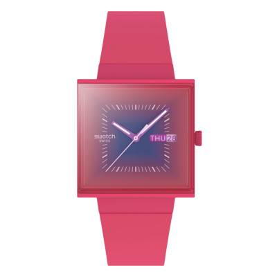 Squarely Berry Watch SO34R700 - Swatch