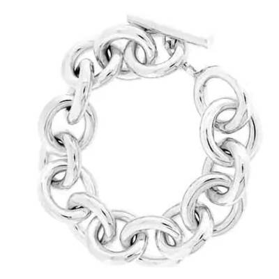 Bracelet Forçat en argent massif, Longueur 19 cm à 23 cm - Artemis