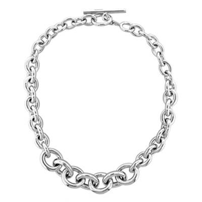 Collier en Chute Maille Argent, Longueur 45 cm - Artemis