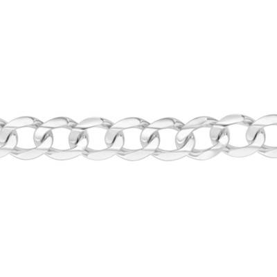 Bracelet Maille Gourmette TGM en Argent 925, Largeur 3 mm, Longueur 22 cm - Artemis