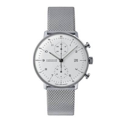 Max Bill Chronoscope Watch 27/4003.46 - Junghans