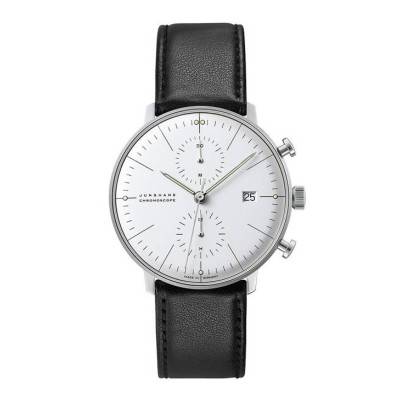 Max Bill Chronoscope Watch 27/4600.02 - Junghans