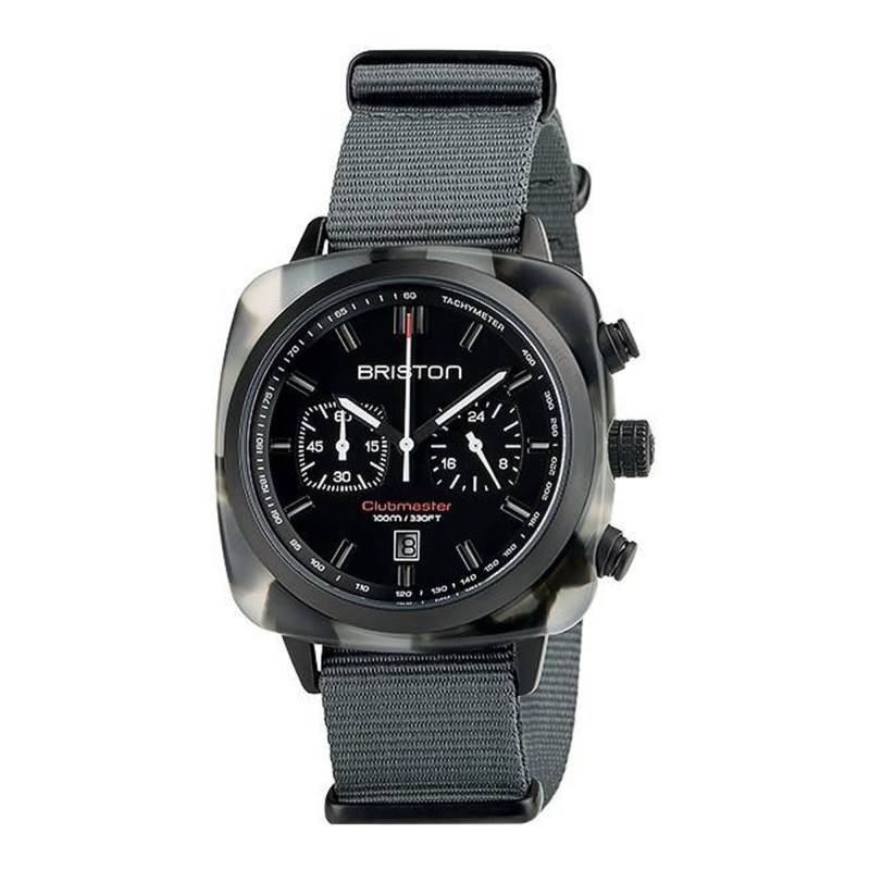 Clubmaster Sport Acetate Chronograph Alpine Hunter Watch - Briston