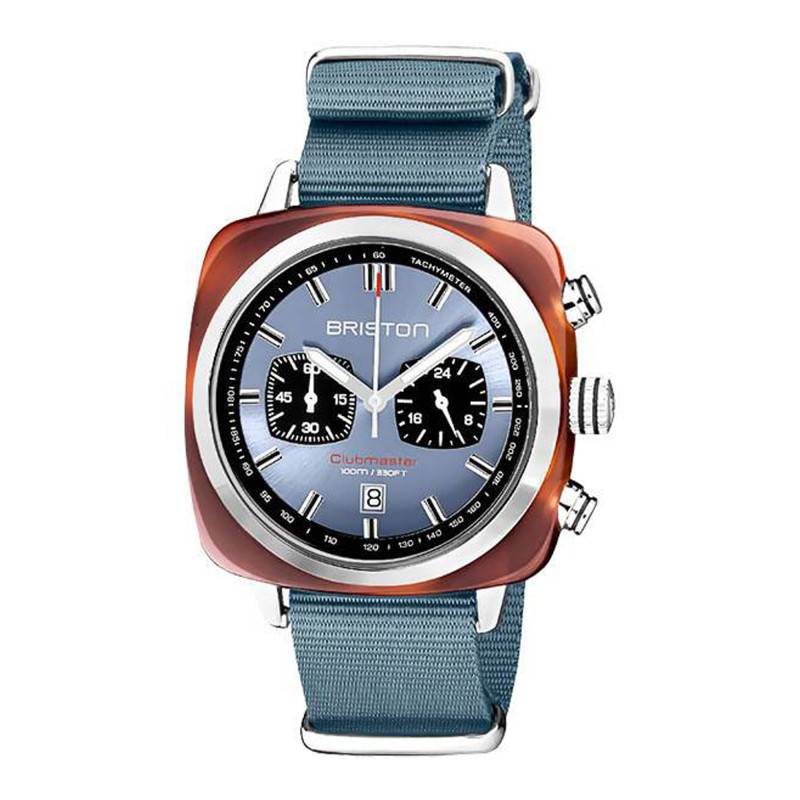 Glacier Blue Clubmaster Sport Watch 20142.SA.TS.25.NIB - Briston