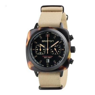 Briston Clubmaster Sport Acetate Safari Chronograph Watch - Briston
