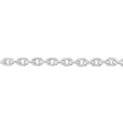 Bracelet Maille Forçat Fil Rond en Argent 925, Largeur 3,00 mm, Longueur 21,00 cm - Artemis