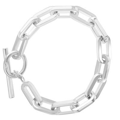 Bracelet Maille Forçat en Argent 925, Largeur 2,80 mm, Longueur 21 cm - Artemis