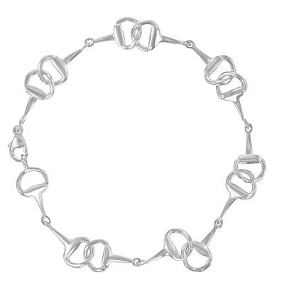 Bracelet Maille Mors, Argent 925, Longueur 18,5 cm, Largeur 8 mm - Artemis