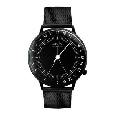 Black & Black Milanese 24H Antoine Watch 40mm - Gustave & Cie