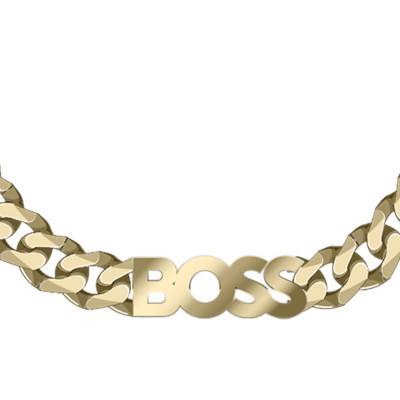 Collier Kassy Acier Doré 1580442, Longueur 51 cm - Boss