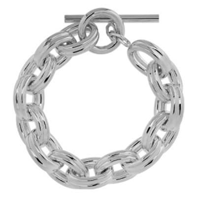 Bracelet Maille Ovale, Longueur 21 cm - Artemis