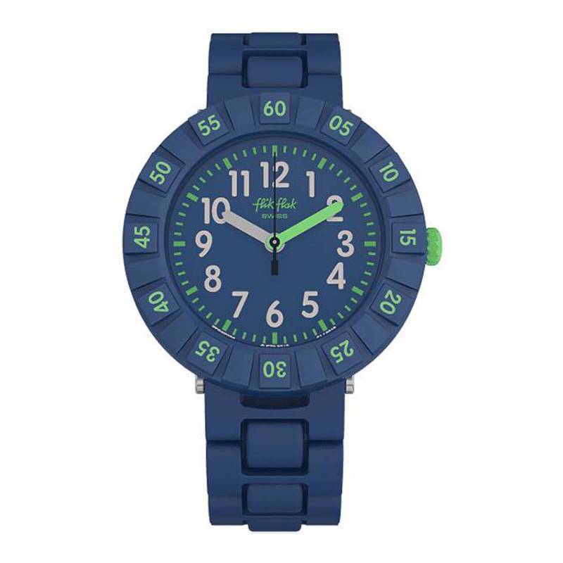 Solo Dark Blue FCSP086 Watch - Flik Flak