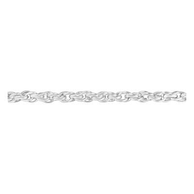 Bracelet Mailles Entrelacées MM en Argent 925, Largeur 1,00 cm, Longueur 19,00 cm - Artemis
