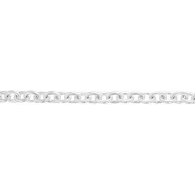 Bracelet Maille Forçat Ronde en Argent 925, Largeur 2,50 mm, Longueur 20 cm - Artemis