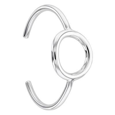925 Silver Round Bracelet, 63 mm Diameter - Artemis