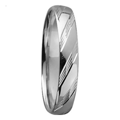 Alliance Epopée en Or Blanc 750, Largeur 3 mm - Aurodesign