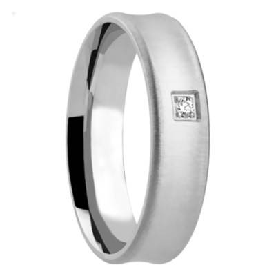 Alliance Eole en Or Blanc 750 & Diamants - Aurodesign