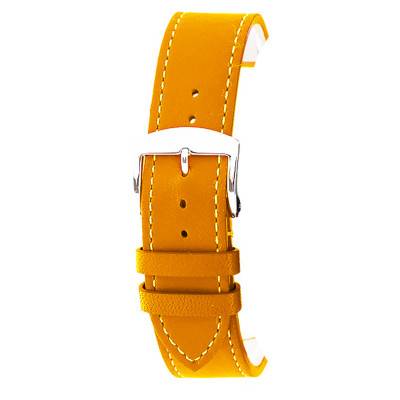 Manhattan Orange Leather Watch Strap 3022019XS02 - Bracelet Rochet