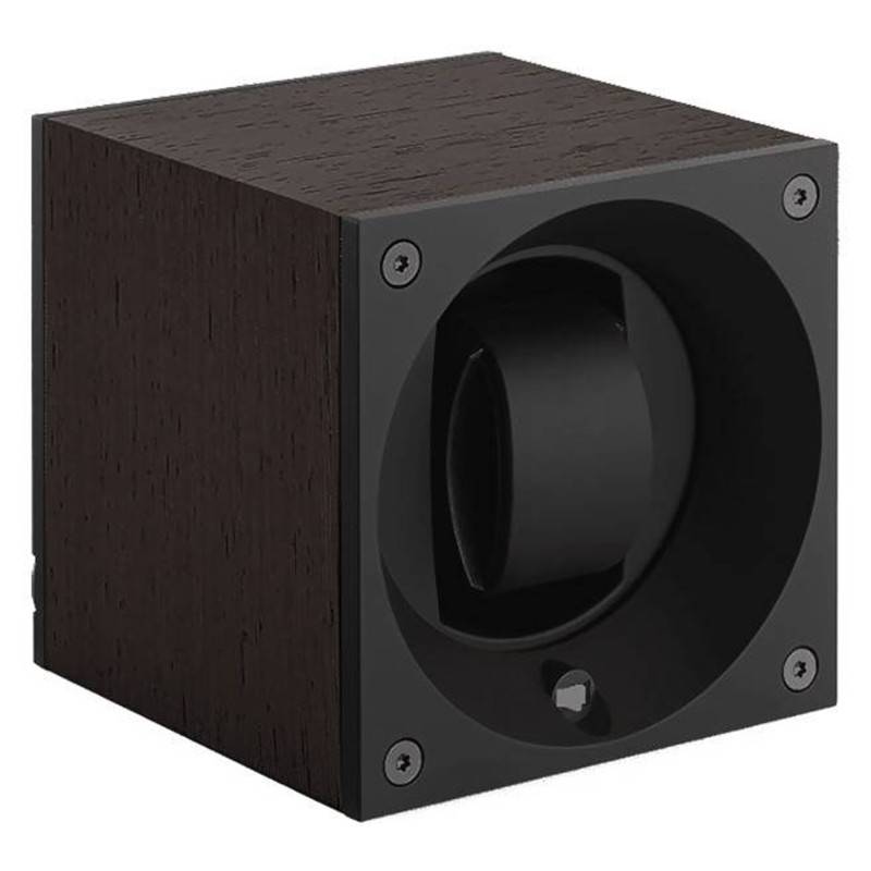 Natural Wenge Wood Mat Masterbox Watch Winder - SwissKubik