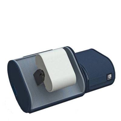 Ecrin rotatif Travelbox rPET bleu - Swiss Kubik