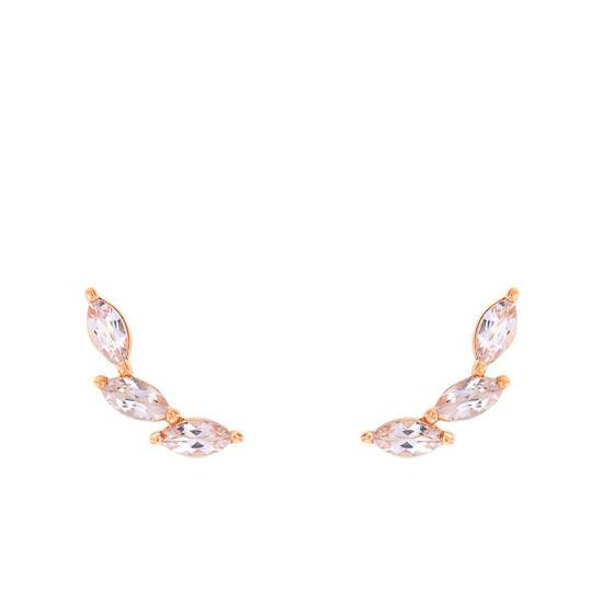 Boucles oreilles en verre dépoli de marque Continental