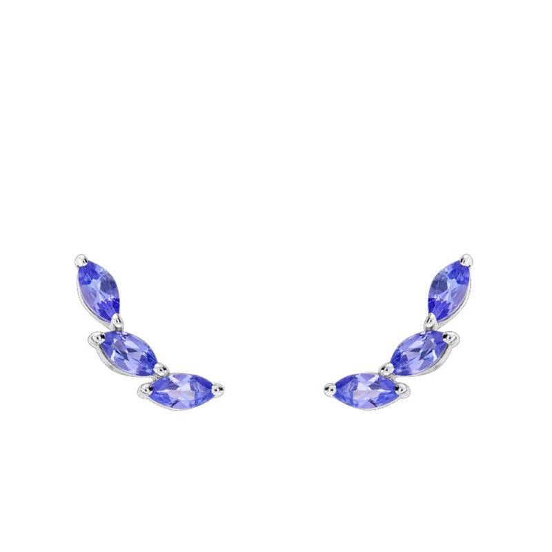 White Gold & Tanzanite Earrings - Aurora