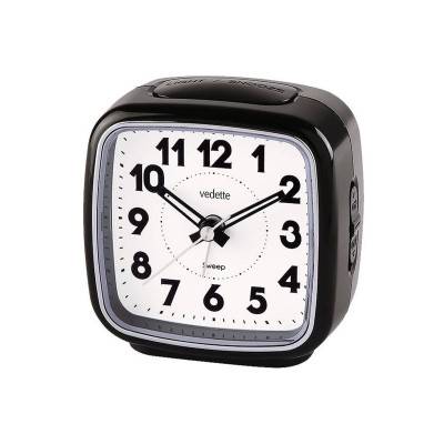 Vedette Silent Sweep Quartz Alarm Clock VR10112 - Vedette