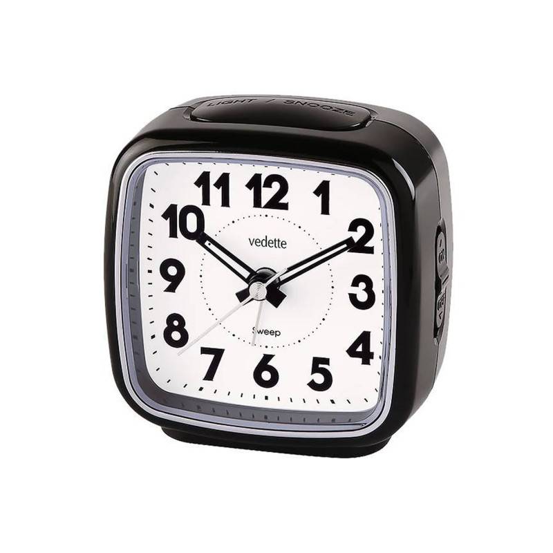 Vedette Silent Sweep Quartz Alarm Clock VR10112 - Vedette