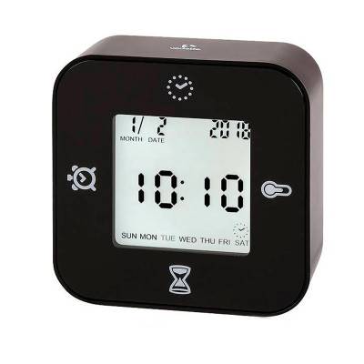 Black Quartz Digital Alarm Clock VR30071 - Vedette