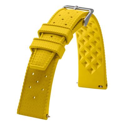 Mimosa Tropic Rubber Watch Strap in 18mm, 20mm or 22mm - Bracelet Rochet