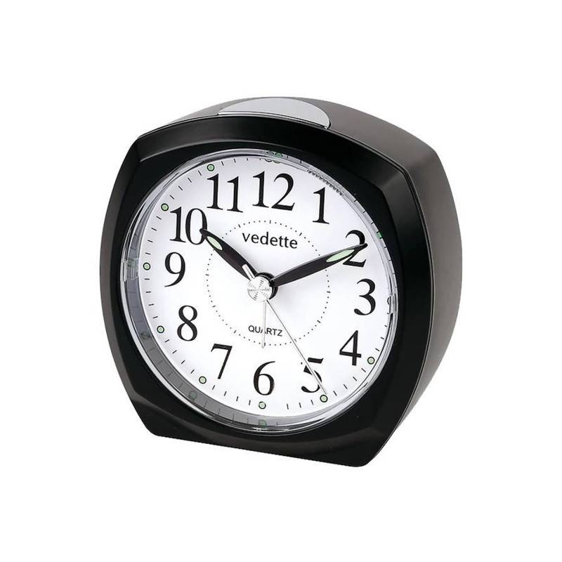 Quartz Alarm Clock with Silent Sweep 204.1063.05 - Vedette