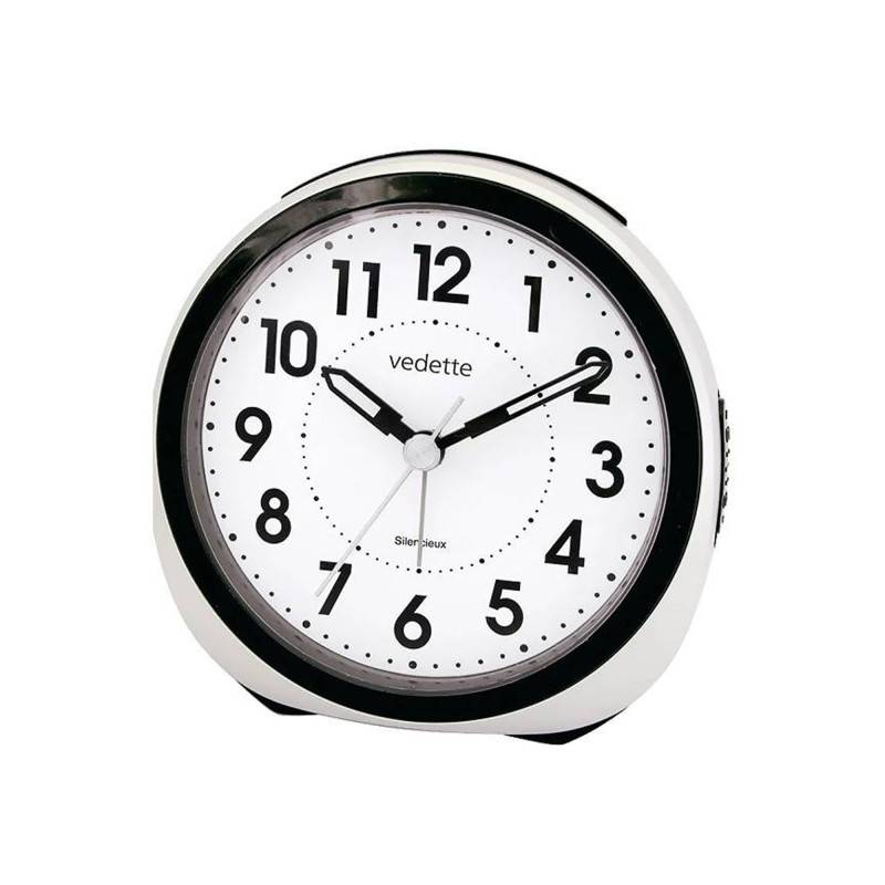 Silent Sweep Quartz Alarm Clock VR10103 - Vedette