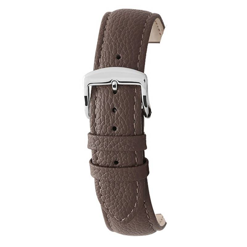 602 BOSTON Brown Leather Watch Strap 6020603 - Bracelet Rochet
