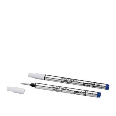 Recharges pour feutre fin x 2 Royal Blue 128249 - Montblanc