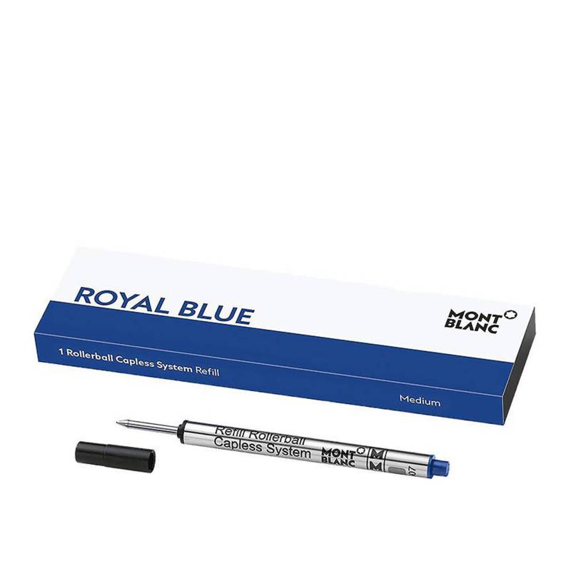 1 Capless Rollerball Refill (M), Royal Blue 128243 - Montblanc