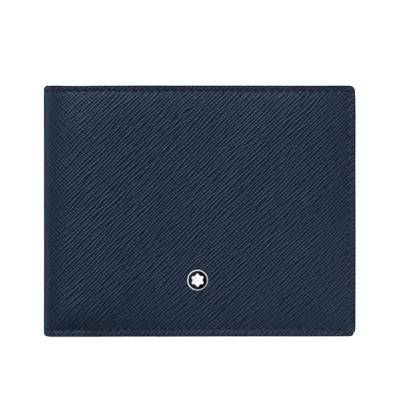 Portefeuille Sartorial 6cc Bleu MB131721 - Montblanc