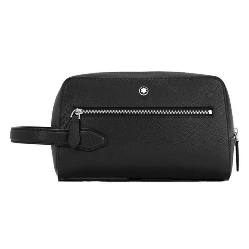Sartorial MB131719 Black Leather Toiletry Bag - Montblanc