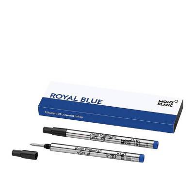 2 LeGrand Rollerball Refills (M), Royal Blue 128228 - Montblanc