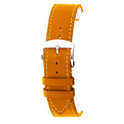 Manhattan Gold Leather Watch Strap 3022004XS02 - Bracelet Rochet